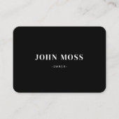 Moderner Minimaler QR-Code Visitenkarte (Vorderseite)