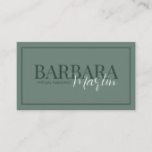 Moderner Minimaler QR-Code Visitenkarte (Vorderseite)