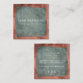 Moderner Minimaler Schmuckdesigner Quadratische Visitenkarte (Vorne/Hinten)