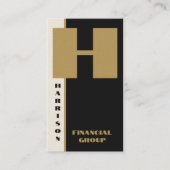 Moderner Minimaler vertikaler QR-Code für Schwarze Visitenkarte (Vorderseite)