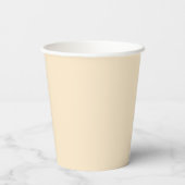 Moderner Minimaler Weihnachtsbaum Papier Cup Pappbecher (Rückseite)