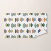 Moderner Minimalismus der Mitte des Jahrhunderts Badhandtuch Set (Handtuch)