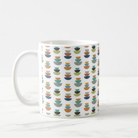 Moderner Minimalismus der Mitte des Jahrhunderts Kaffeetasse (Links)