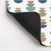 Moderner Minimalismus der Mitte des Jahrhunderts Mousepad (Ecke)