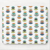 Moderner Minimalismus der Mitte des Jahrhunderts Mousepad (Vorne)