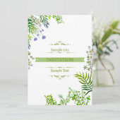 Moderner Minimalismus: Einfachheit mit Stil Einladung (Stehend Vorderseite)