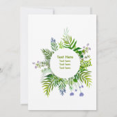 Moderner Minimalismus: Einfachheit mit Stileinladu Einladung (Rückseite)