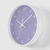 Moderner Minimalistisch-Chic-Lavendel Uhr (Winkel)