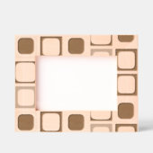 Moderner Minimalistisch geometrischer Bildrahmen Geätzte Rahmen (Vorderseite)