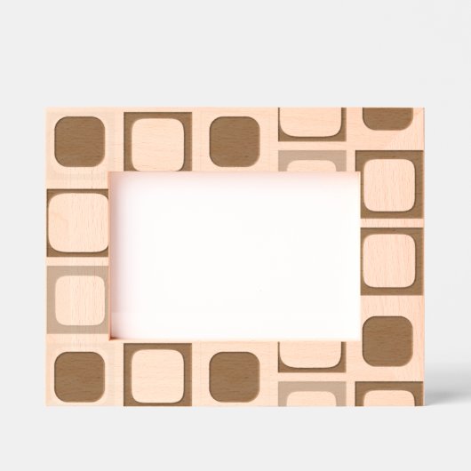 Moderner Minimalistisch geometrischer Bildrahmen Geätzte Rahmen (Vorderseite)