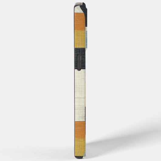 Moderner Minimalistisch geometrischer Stil - Retro Case-Mate iPhone Hülle (Rückseite / Rechts)