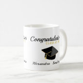 Moderner Minimalistischer Abschluss 2023 Kaffeetasse (VorderseiteRechts)