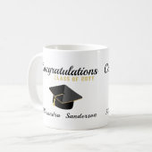 Moderner Minimalistischer Abschluss 2023 Kaffeetasse (Vorderseite Links)