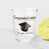 Moderner Minimalistischer Abschluss 2023 Schnapsglas (Vorderseite)