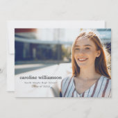 Moderner Minimalistischer Abschluss für  Overlay-F Ankündigung (Vorderseite)