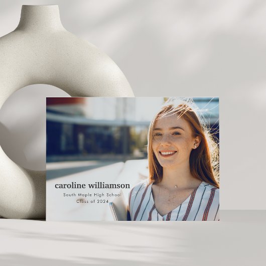 Moderner Minimalistischer Abschluss für Overlay-F Ankündigung