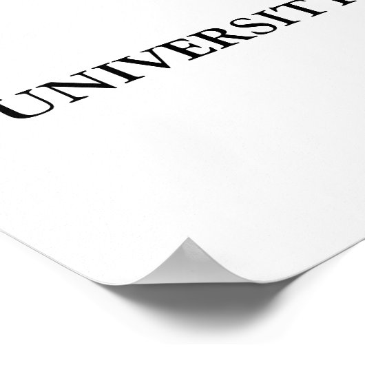 Moderner Minimalistischer Abschluss Mein nächster Poster (Ecke)