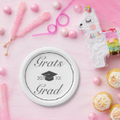 Moderner Minimalistischer Abschluss Pappteller (Party)