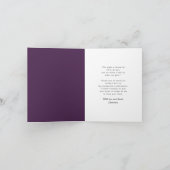 Moderner Minimalistischer Abschluss zum Einfachen Dankeskarte (Innenseite)