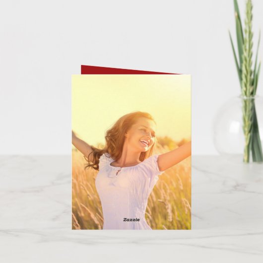 Moderner Minimalistischer Abschluss zum Einfachen Dankeskarte (Rückseite)