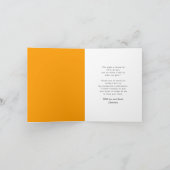 Moderner Minimalistischer Abschluss zum Einfachen Dankeskarte (Innenseite)