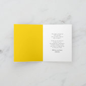 Moderner Minimalistischer Abschluss zum Einfachen  Dankeskarte (Innenseite)