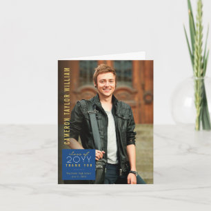 Moderner Minimalistischer Abschluss zum Einfachen Dankeskarte