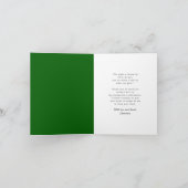 Moderner Minimalistischer Abschluss zum Einfachen Dankeskarte (Innenseite)