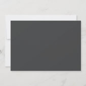 Moderner Minimalistischer Aufstrebender Absolvent  Einladung (Rückseite)