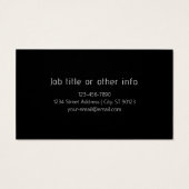 Moderner minimalistischer, bearbeitbarer Name | Sc (Rückseite)