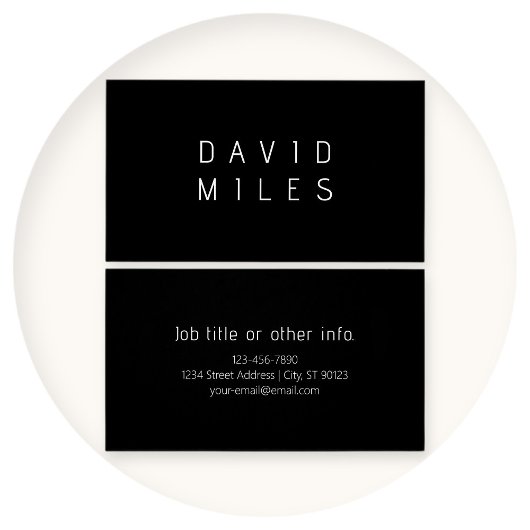 Moderner minimalistischer, bearbeitbarer Name | Sc