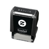 Moderner minimalistischer, bearbeitbarer Name | Sc Permastempel (Produkt)