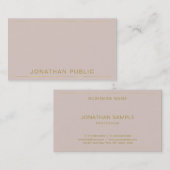 Moderner, Minimalistischer Beruflicher, eleganter  Visitenkarte (Vorne/Hinten)