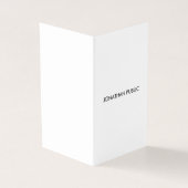 Moderner Minimalistischer beruflicher eleganter Visitenkarten (Vorderseite)