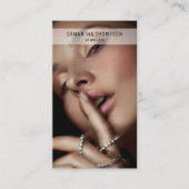 Moderner Minimalistischer Beruflicher Fotograf Visitenkarte (Vorderseite)