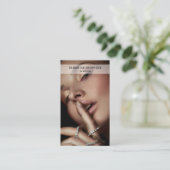 Moderner Minimalistischer Beruflicher Fotograf Visitenkarte (Stehend Vorderseite)