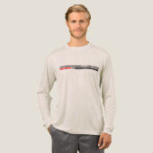 Moderner Minimalistischer bester Vater je Tri-Blend Shirt (Volle Vorderseite)