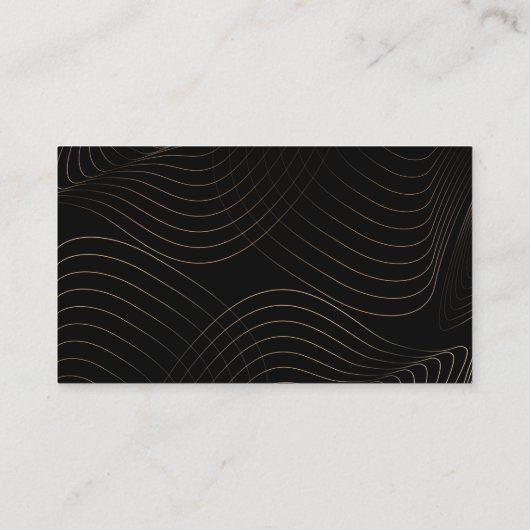 Moderner Minimalistischer Black Peach Hair Stylist Treuekarte (Rückseite)