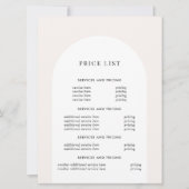 Moderner Minimalistischer Boho Arch | Flyer der Pr (Vorderseite)