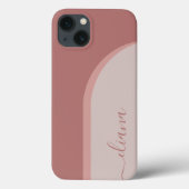 Moderner Minimalistischer Boho Arch Personalisiert Case-Mate iPhone Hülle (Rückseite)
