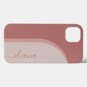 Moderner Minimalistischer Boho Arch Personalisiert Case-Mate iPhone Hülle (Rückseite (Horizontal))