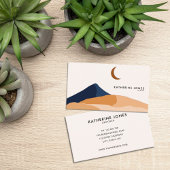 Moderner Minimalistischer Boho Chic Visitenkarte