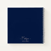 Moderner Minimalistischer Bridesmaid-Vorschlag Scr Notizblock (Rückseite)