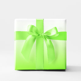 Moderner Minimalistischer Chartreuse zu White Ombr Geschenkpapier
