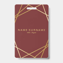 Moderner Minimalistischer Chic-geometrisches Gold