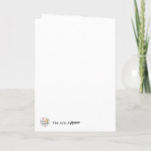 Moderner Minimalistischer Dank an Freiwillige Woch Karte (Rückseite)
