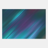 Moderner Minimalistischer, dunkler, metallischer R Geschenkpapier Set (Vorderseite 2)