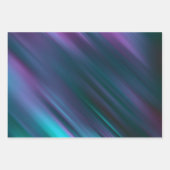 Moderner Minimalistischer, dunkler, metallischer R Geschenkpapier Set (Vorderseite)