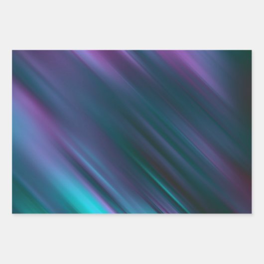 Moderner Minimalistischer, dunkler, metallischer R Geschenkpapier Set (Vorderseite)