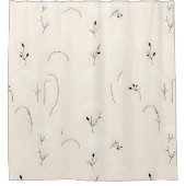 Moderner Minimalistischer Duschvorhang (Vorderseite)